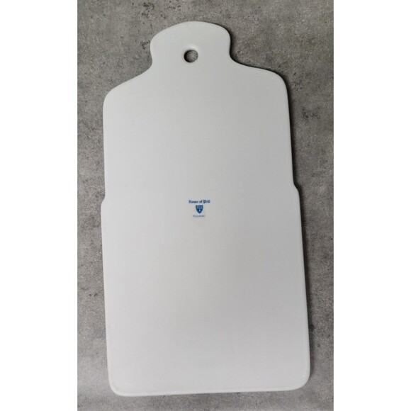 House Of Prill Porcelain Cheese Tray Japanese Theme White Red Blue Floral - Picture 3 of 4